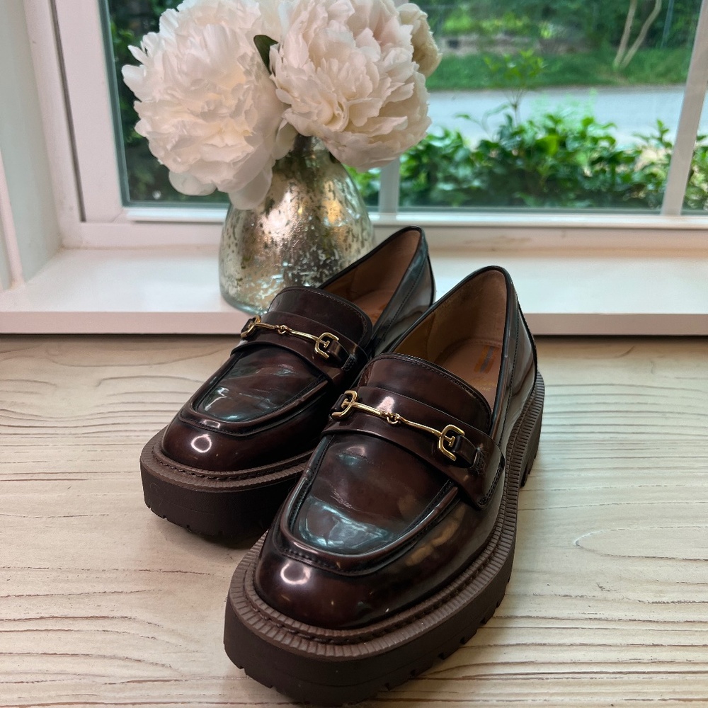 Sam Edelman Laurs Platform Loafer - Chestnut